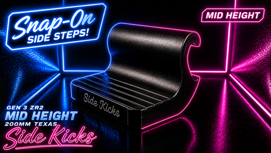 Gen 3 ZR2/AT4X Snap-On Steps - Mid Height - (2023-2026)