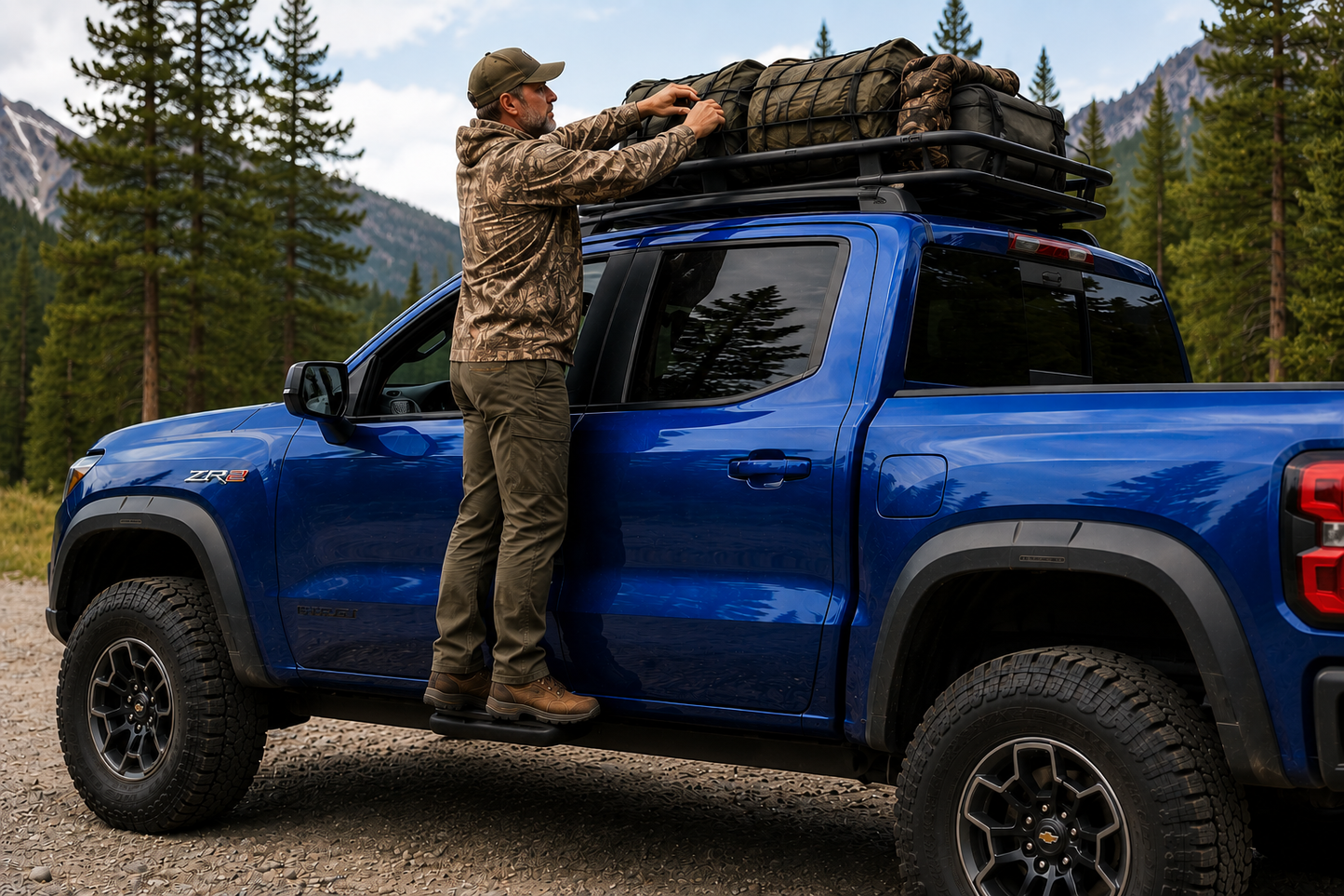 Gen 2 ZR2/AT4X Snap-On Side Steps - Low - (2015-2022)